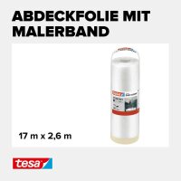tesa EASY COVER® ECONOMY XL Abdeckfolie transparent...