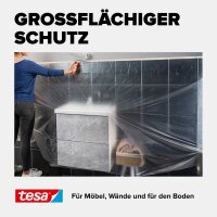 tesa EASY COVER® ECONOMY XL Abdeckfolie transparent 260,0 cm x 17,0 m 1 Rolle