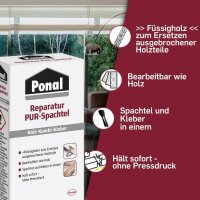 Ponal Reparatur PUR-Spachtel Holz-Kombi-Kleber 177,0 g, 1 St.