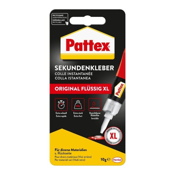 Pattex Original flüssig Sekundenkleber 10,0 g, 1 St.