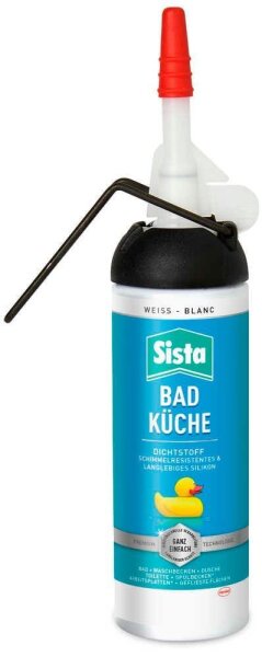 Sista Dichtstoff Bad & Küche Silikon weiß 100,0 ml