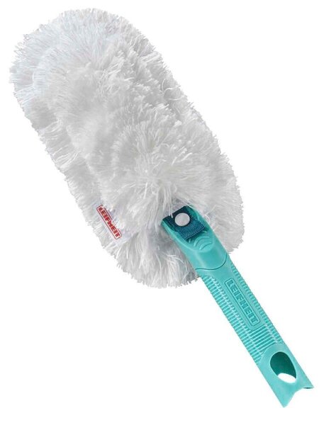 LEIFHEIT Staubwischer SUPERDUSTER weiß/türkis Kunststoff 12,0 cm breit