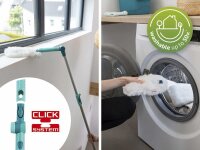 LEIFHEIT Staubwischer SUPERDUSTER weiß/türkis Kunststoff 12,0 cm breit