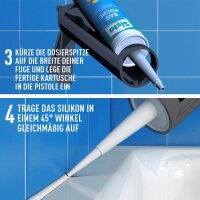 Sista Dichtstoff Bad & Küche Silikon weiß 280,0 ml