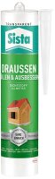 Sista Draussen Dichtstoff Allwetter Silikon transparent...