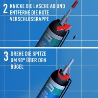 Sista Dichtstoff Bad & Küche Silikon transparent 100,0 ml