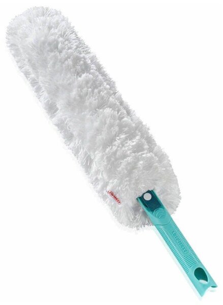 LEIFHEIT Staubwischer SUPERDUSTER XL weiß/türkis Kunststoff 12,0 cm breit