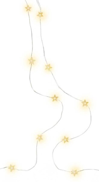 goobay 20er Sterne LED Lichterkette transparent 2,2 m, 1 St.
