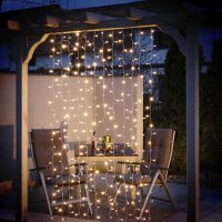 goobay 300er LED Lichtervorhang transparent 2,5 m, 1 St.