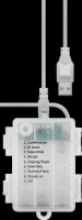 goobay 300er LED Lichtervorhang transparent 2,5 m, 1 St.
