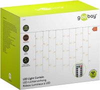 goobay 300er LED Lichtervorhang transparent 2,5 m, 1 St.