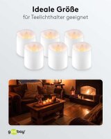 goobay LED-Teelichter weiß, 6 St.