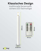 goobay LED-Kerzen weiß, 5 St.
