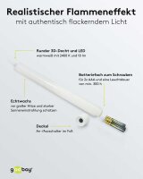 goobay LED-Kerzen weiß, 5 St.