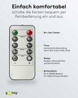 goobay LED-Kerzen weiß, 5 St.