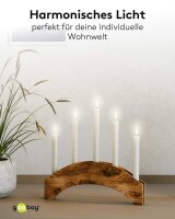 goobay LED-Kerzen weiß, 5 St.