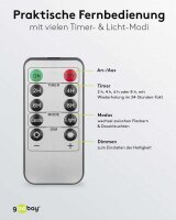 goobay LED-Kerzen weiß, 3 St.