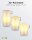 goobay LED-Kerzen weiß, 3 St.