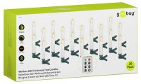 goobay LED Weihnachtsbaumkerzen weiß, 20 St.