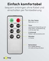 goobay LED Weihnachtsbaumkerzen weiß, 20 St.