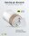 goobay LED-Kerzen weiß, braun, 3 St.
