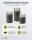 goobay LED-Kerzen grau, 3 St.