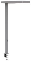 MAUL MAULjaval LED Schreibtischlampe silber mit Tischklemme