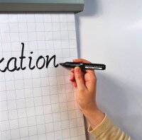 Legamaster TZ 41 Flipchart-Marker schwarz 2,0 - 5,0 mm,...