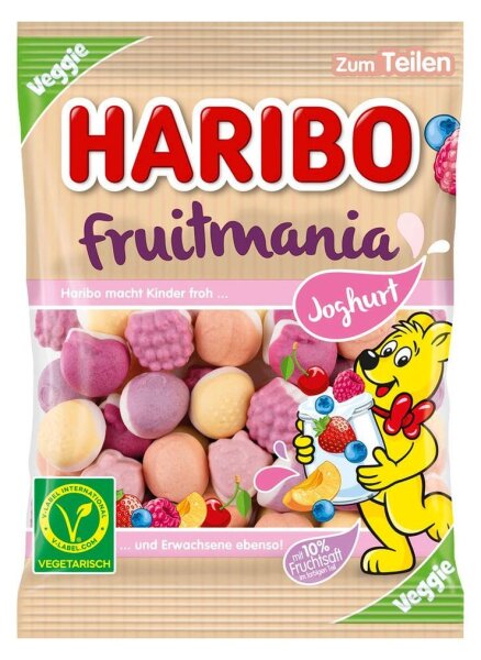 HARIBO fruitmania Joghurt Fruchtgummi 160,0 g, 1 Pack