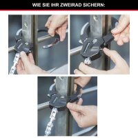 Master Lock® Fahrradschloss 8200EURDPRO schwarz 36,0 cm, 1 St.