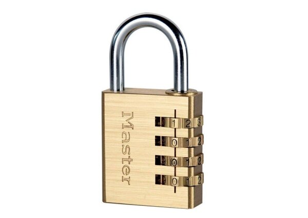 Master Lock® Vorhängeschloss 604EURD gold, 1 St.