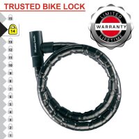 Master Lock® Fahrradschloss 8115EURDPS schwarz 1,2 m, 1 St.