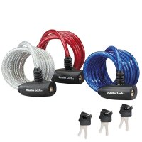 Master Lock® Fahrradschlösser 8127EURTRI mehrfarbig 1,8 m, 3 St.