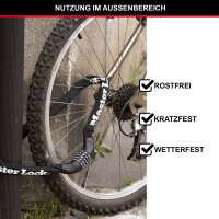 Master Lock® Fahrradschloss 8392EURDPRO schwarz 90,0 cm, 1 St.