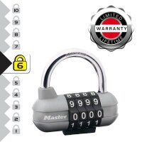 Master Lock® Vorhängeschloss 1520EURD silber, 1 St.