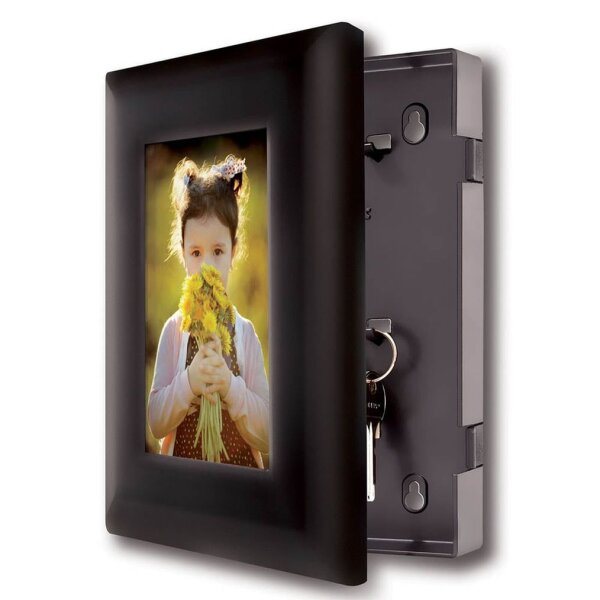 Master Lock® 5451EURD Schlüsselkasten schwarz mit 5 Haken, 17,0 x 4,0 x 22,0 cm, 1 St.
