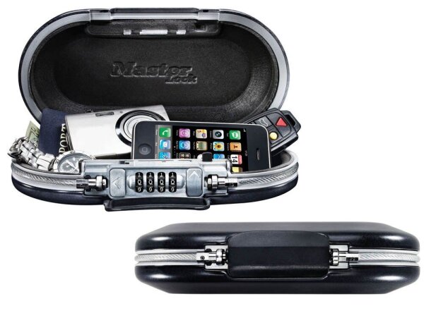 Master Lock® Tragbarer Tresor 5900EURD dunkelgrau 24,0 x 12,9 x 6,0 cm