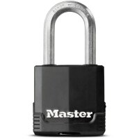 Master Lock® Vorhängeschloss M115EURDLF schwarz,...