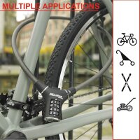 Master Lock® Fahrradschloss 8229EURDPRO schwarz 90,0 cm, 1 St.