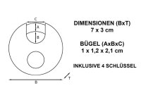 Master Lock® Vorhängeschlösser M40EURD...