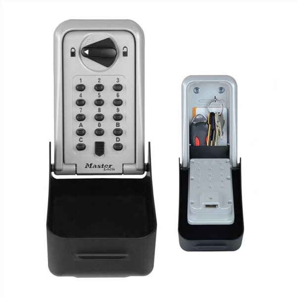 Master Lock® 5426EURD Schlüsseltresor silber, Zahlenschloss, 10,3 x 7,5 x 17,3 cm, 1 St.