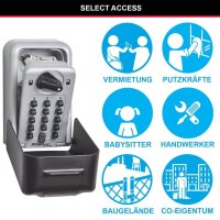 Master Lock® 5426EURD Schlüsseltresor silber, Zahlenschloss, 10,3 x 7,5 x 17,3 cm, 1 St.