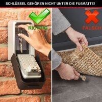 Master Lock® 5426EURD Schlüsseltresor silber, Zahlenschloss, 10,3 x 7,5 x 17,3 cm, 1 St.
