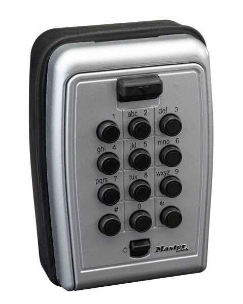 Master Lock® 5423EURD Schlüsseltresor grau, Zahlenschloss, 7,9 x 5,2 x 11,7 cm, 1 St.