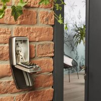 Master Lock® 5423EURD Schlüsseltresor grau, Zahlenschloss, 7,9 x 5,2 x 11,7 cm, 1 St.