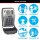 Master Lock® 5423EURD Schlüsseltresor grau, Zahlenschloss, 7,9 x 5,2 x 11,7 cm, 1 St.