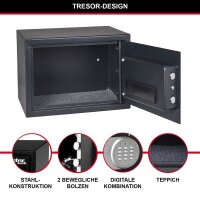Master Lock® Tresor X125ML schwarz 43,0 x 37,0 x 27,0 cm