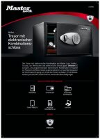 Master Lock® Tresor X125ML schwarz 43,0 x 37,0 x 27,0 cm