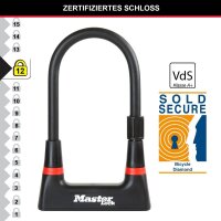 Master Lock® Fahrradschloss 8279EURDPRO schwarz, 1 St.