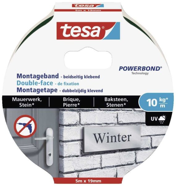 tesa Montageband 77749 doppelseitiges Klebeband 19,0 mm x 5,0 m, 1 St.
